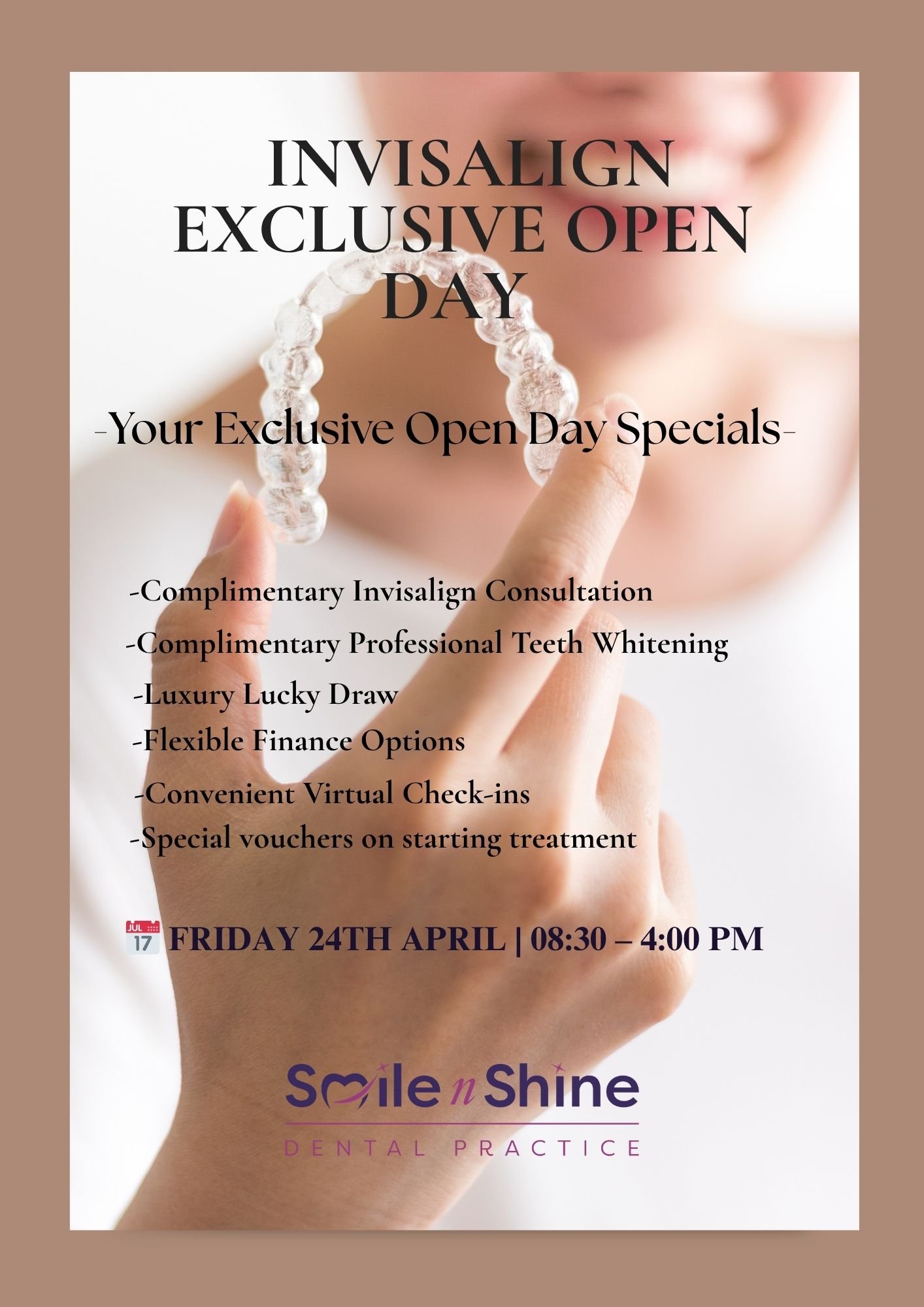 Invisalign Open Day - Smile n Shine Dentists Newbury